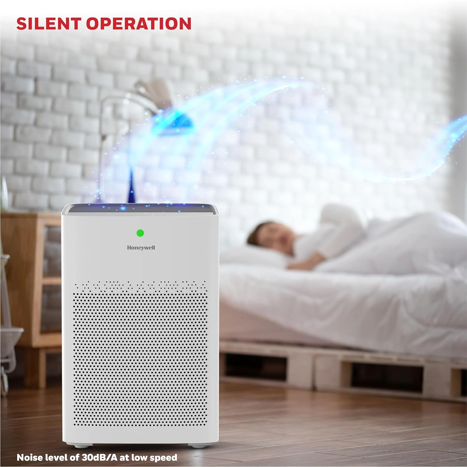 Honeywell Air Touch P1 silent operation 30dB/A low speed