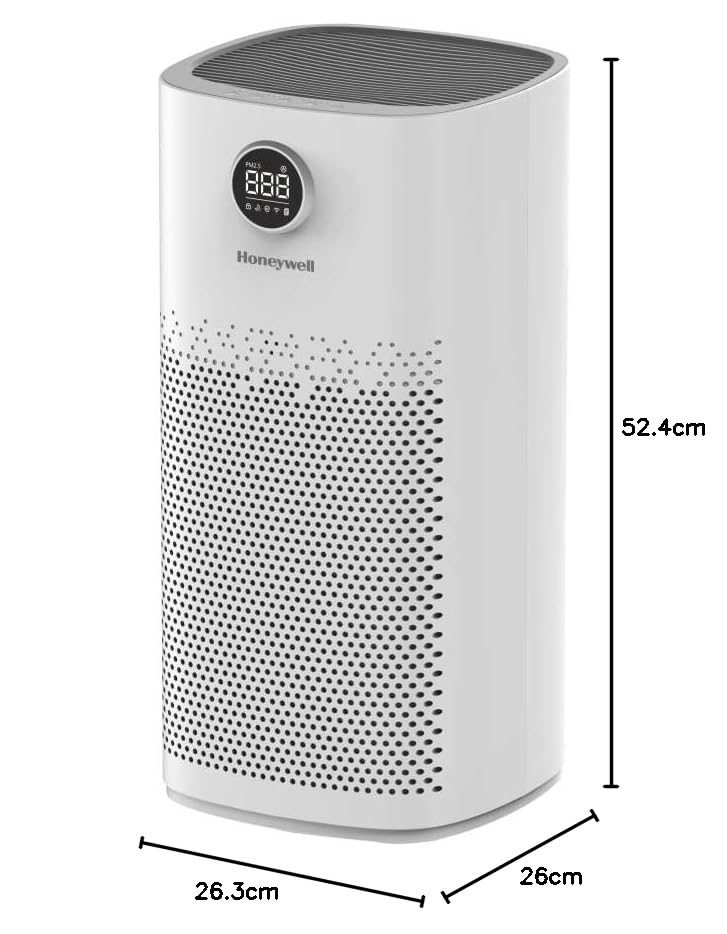 Honeywell Air Touch P2 dimensions 26cm x 26.3cm x 52.4cm