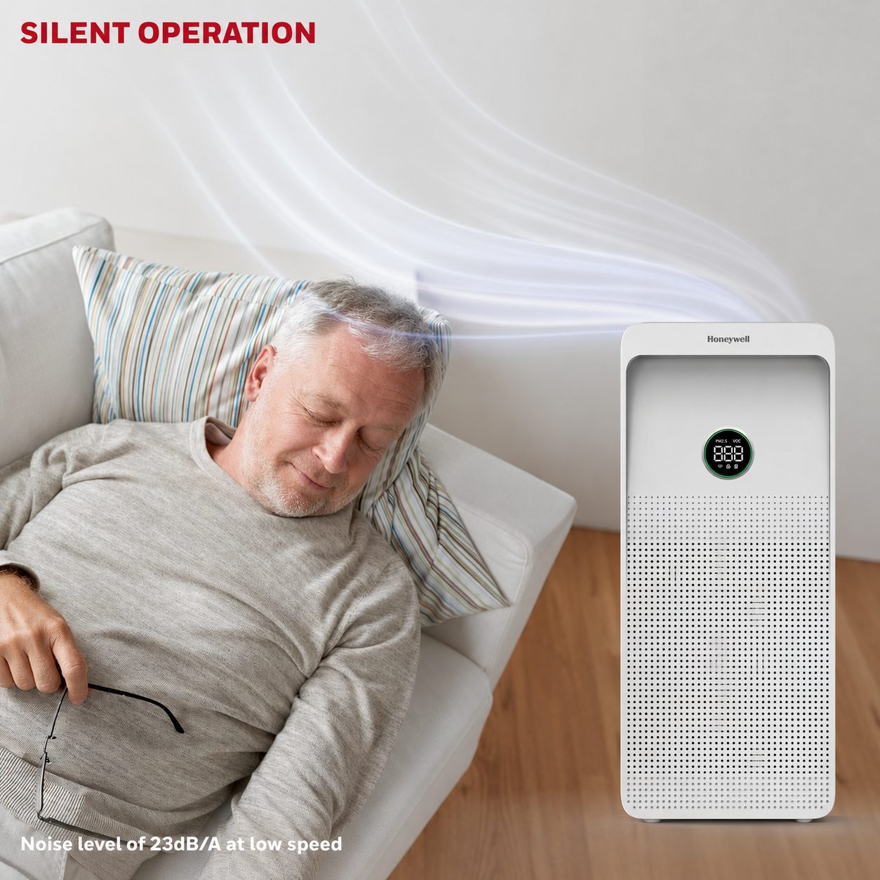 Honeywell Air Touch U1 silent operation at 23dB