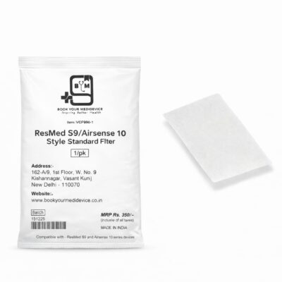 BYM ResMed S9/AirSense 10 style standard filter, pack of 1, MRP ₹350