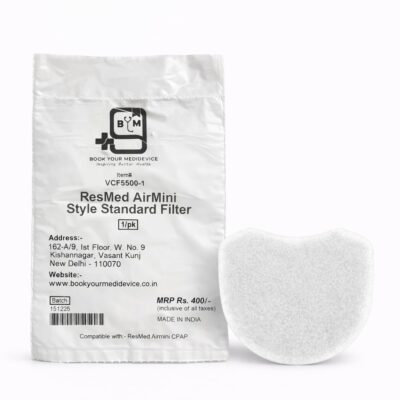 BYM ResMed AirMini style standard filter, pack of 1, item VCF5500-1, MRP ₹400