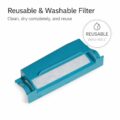 DreamStation reusable washable air intake filter — clean, dry completely, and reuse