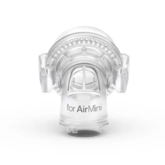 AirMini F20 mask connector elbow adapter close-up