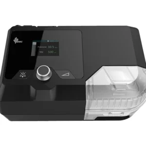 BMC RESmart G2S A20 Auto CPAP machine front view with integrated heated humidifier
