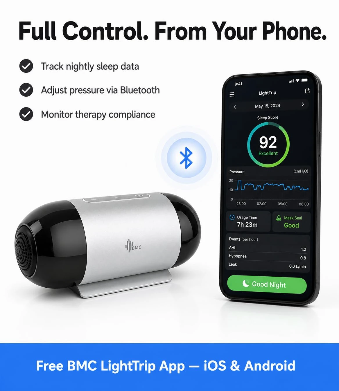 BMC M1 Mini app control via Bluetooth