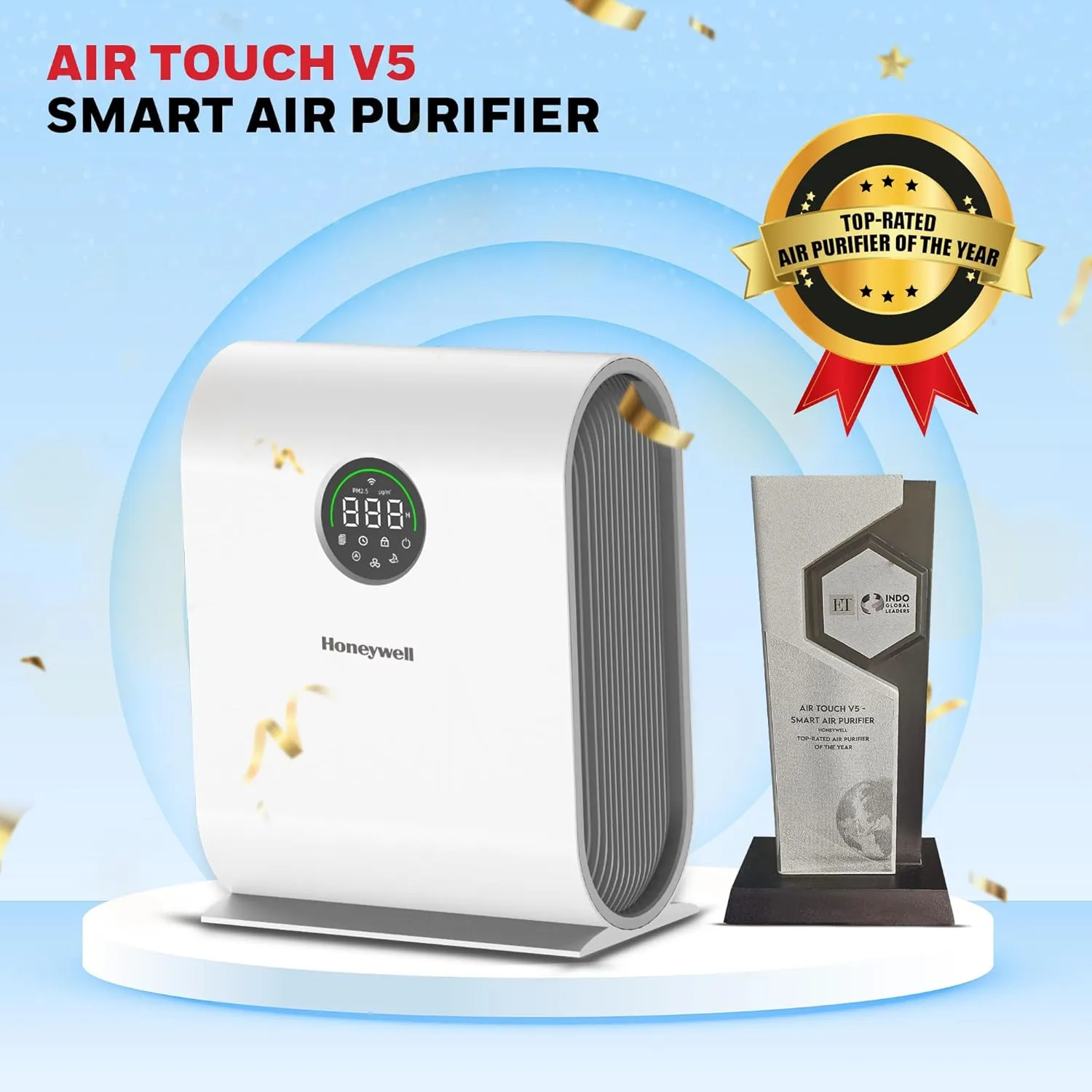 Honeywell Air Touch V5 Top Rated Air Purifier of the Year award