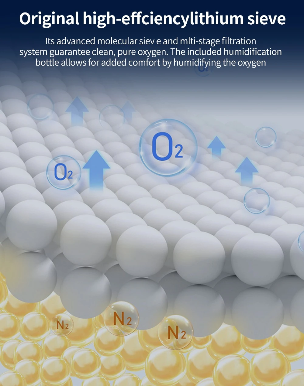 Longfian JAY 5AW molecular sieve PSA oxygen technology