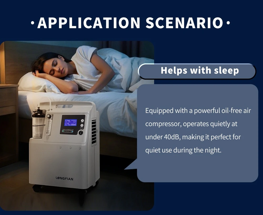 Longfian JAY 5AW overnight oxygen therapy use