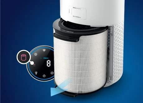Philips AC1715/60 filter replacement, FY1700/30 combined HEPA and active carbon filter