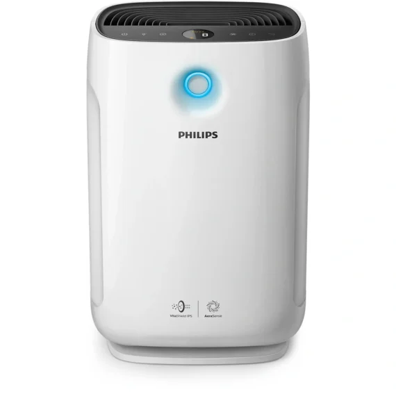Philips AC2887/20 air purifier price in India, front view with PM2.5 display