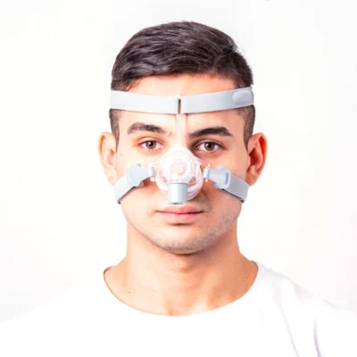 bmc-n5-nasal-mask-man-wearing-mask-front-view