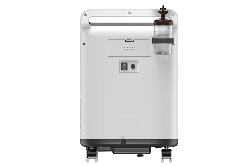 BMC SO1 5A Oxygen Concentrator rear ports and power inlet