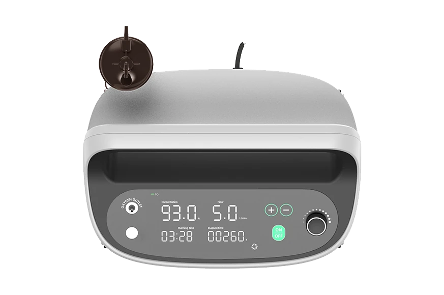 BMC SO1 5A Oxygen Concentrator top view control panel