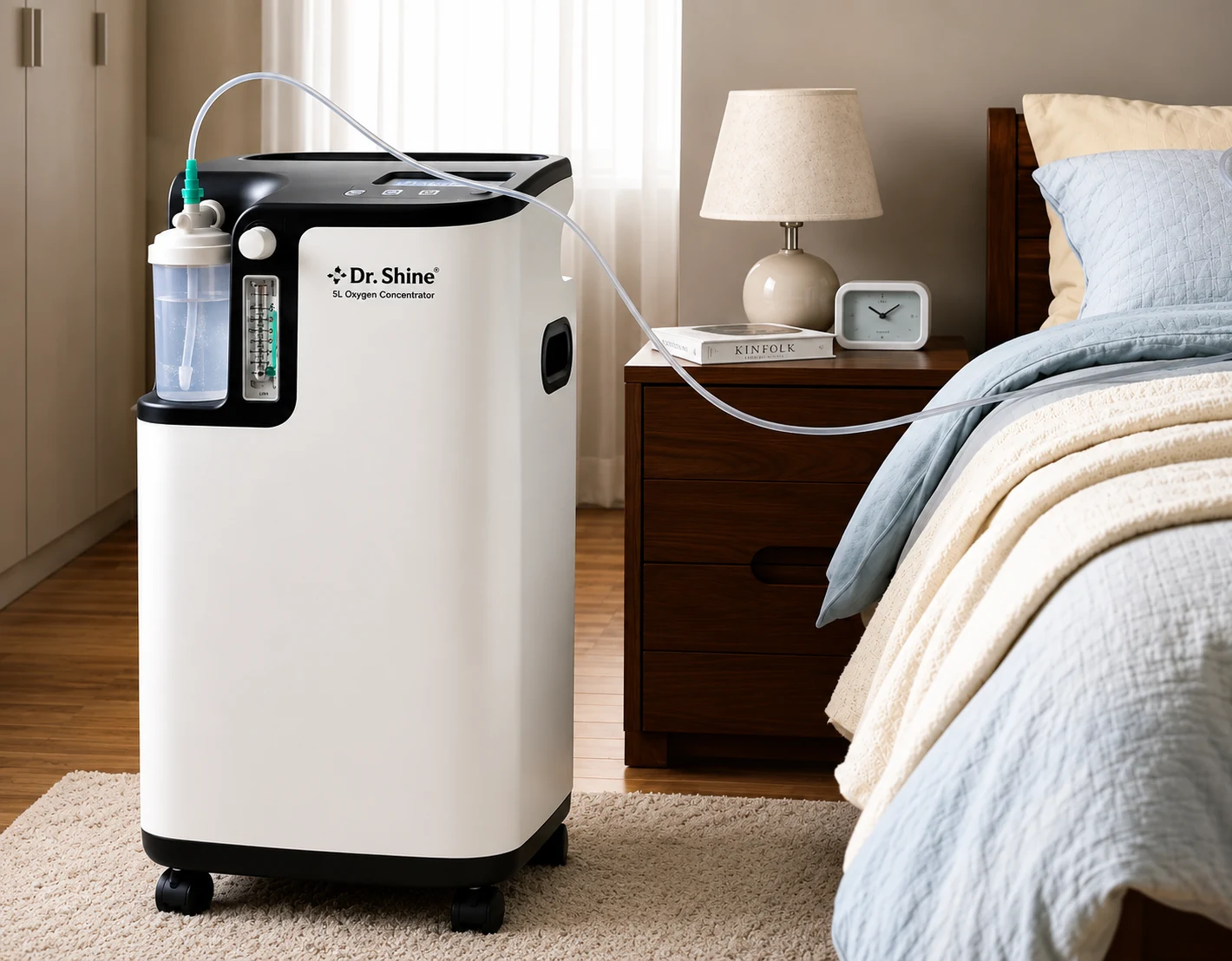 Dr Shine Oxy365 Oxygen Concentrator bedroom use