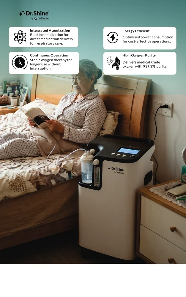 Dr Shine Oxy365 Oxygen Concentrator features