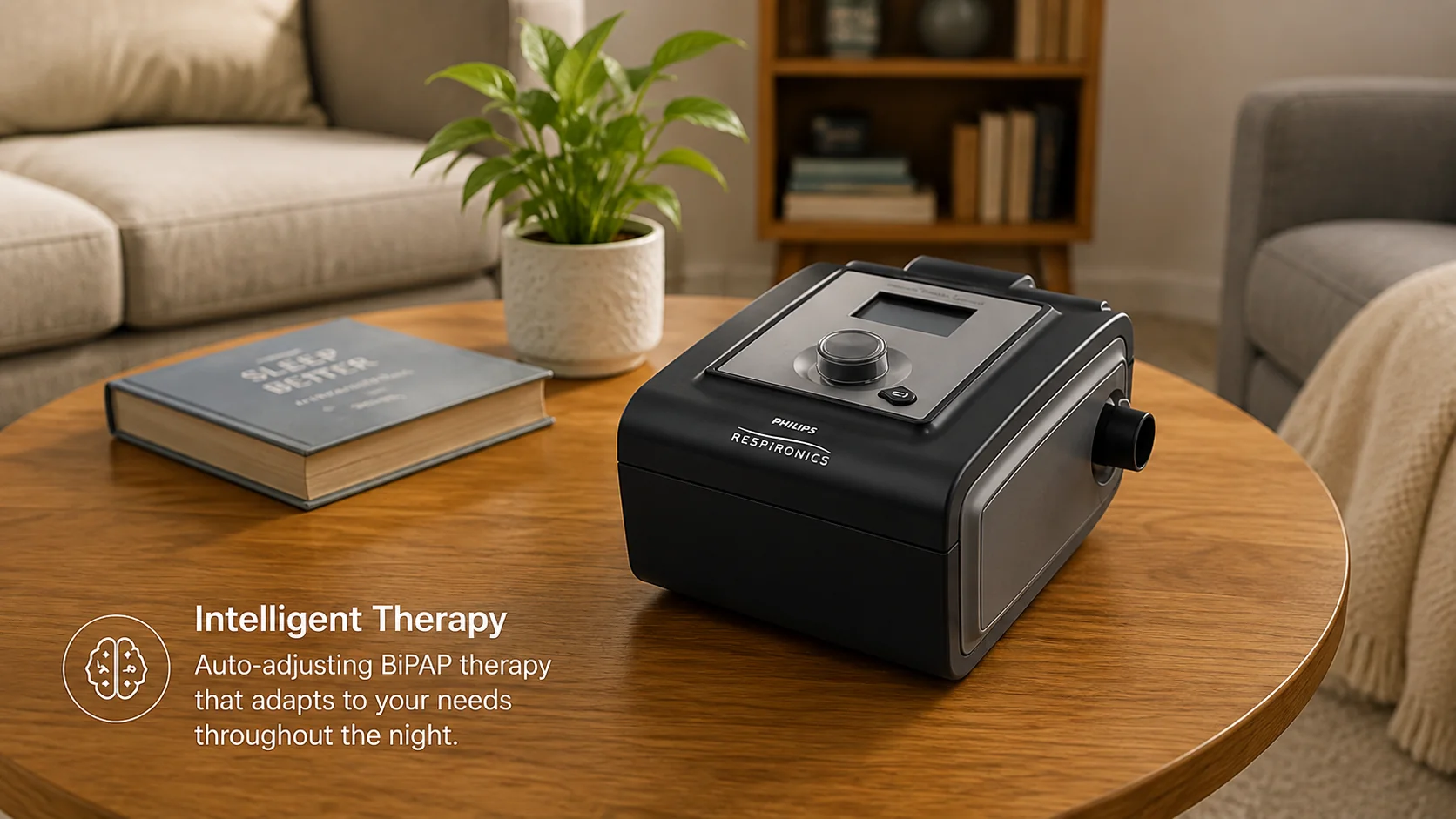 Philips DreamStation BiPAP Auto BiFlex intelligent therapy that adapts to your needs throughout the night
