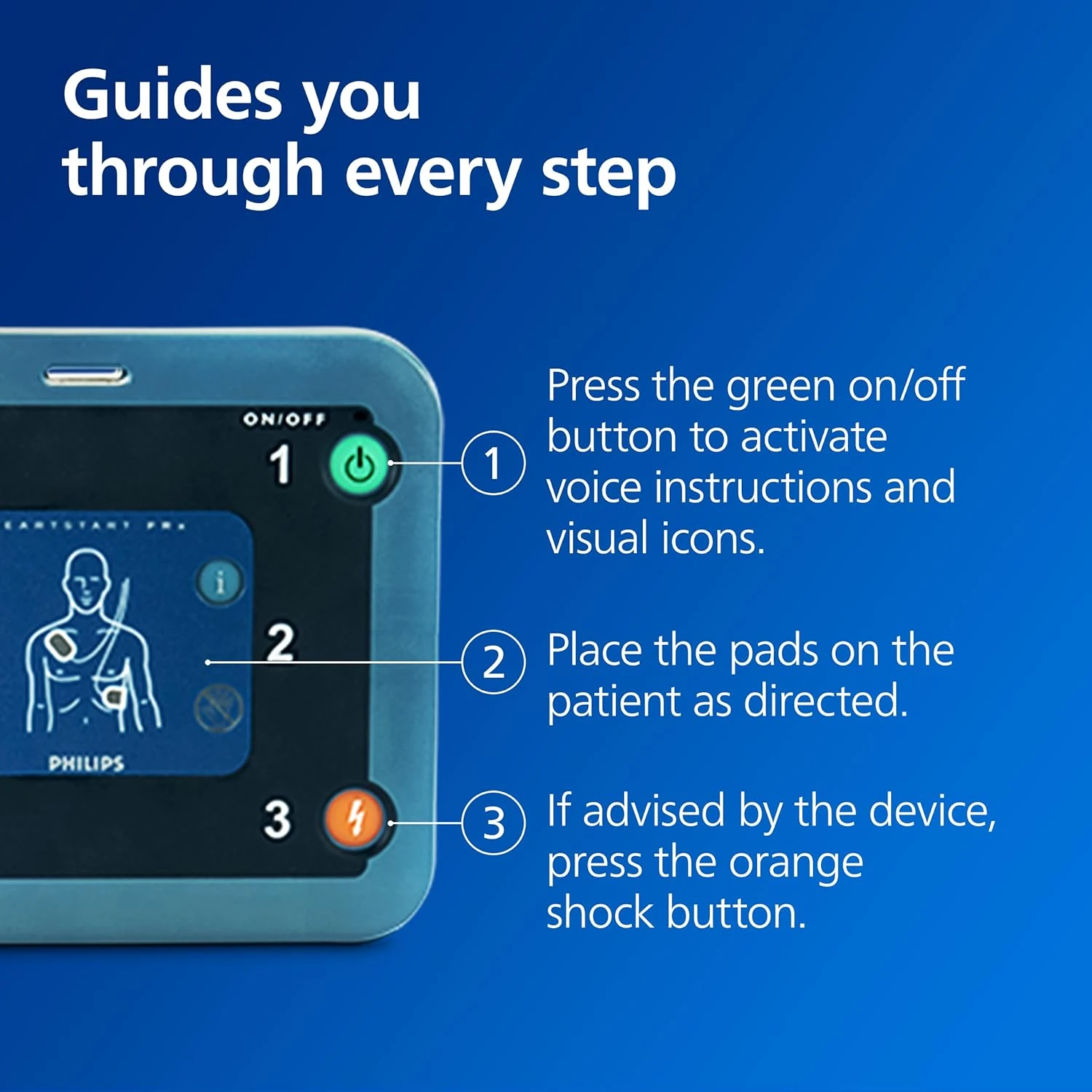 Philips HeartStart FRx quick reference guide