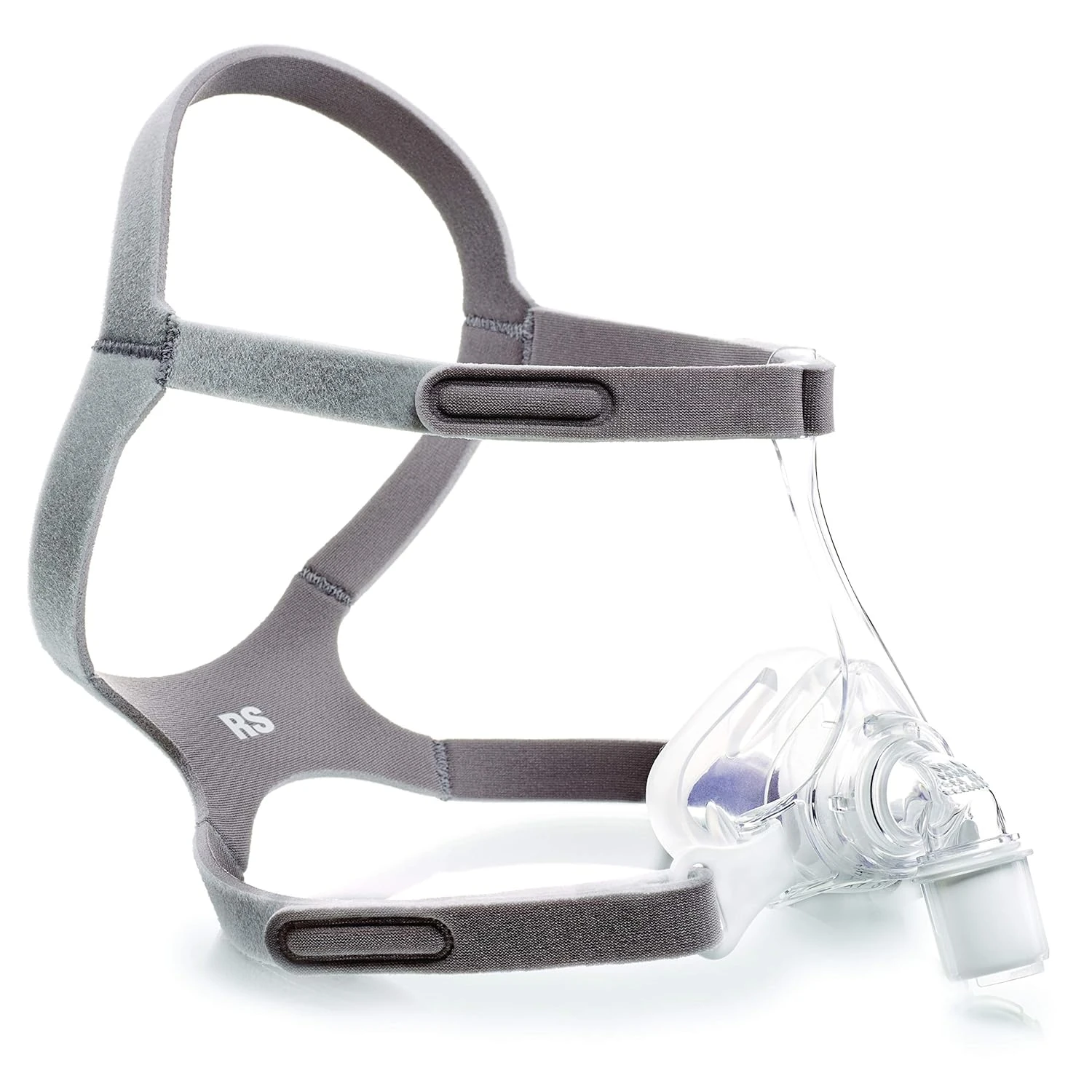 Philips Pico nasal mask, large size, with headgear, side view