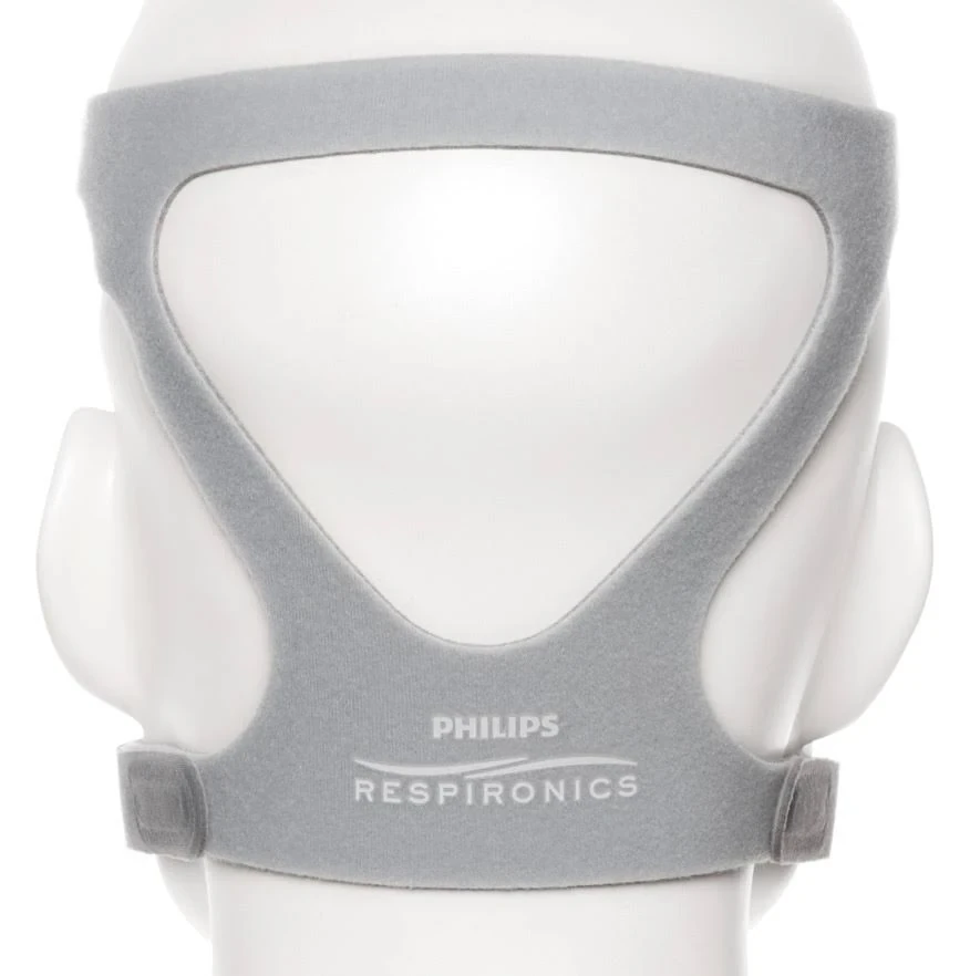 Philips Amara Silicone mask headgear, back view