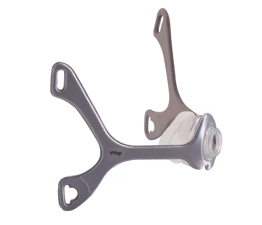 Philips Wisp Nasal Mask fabric frame, close-up view